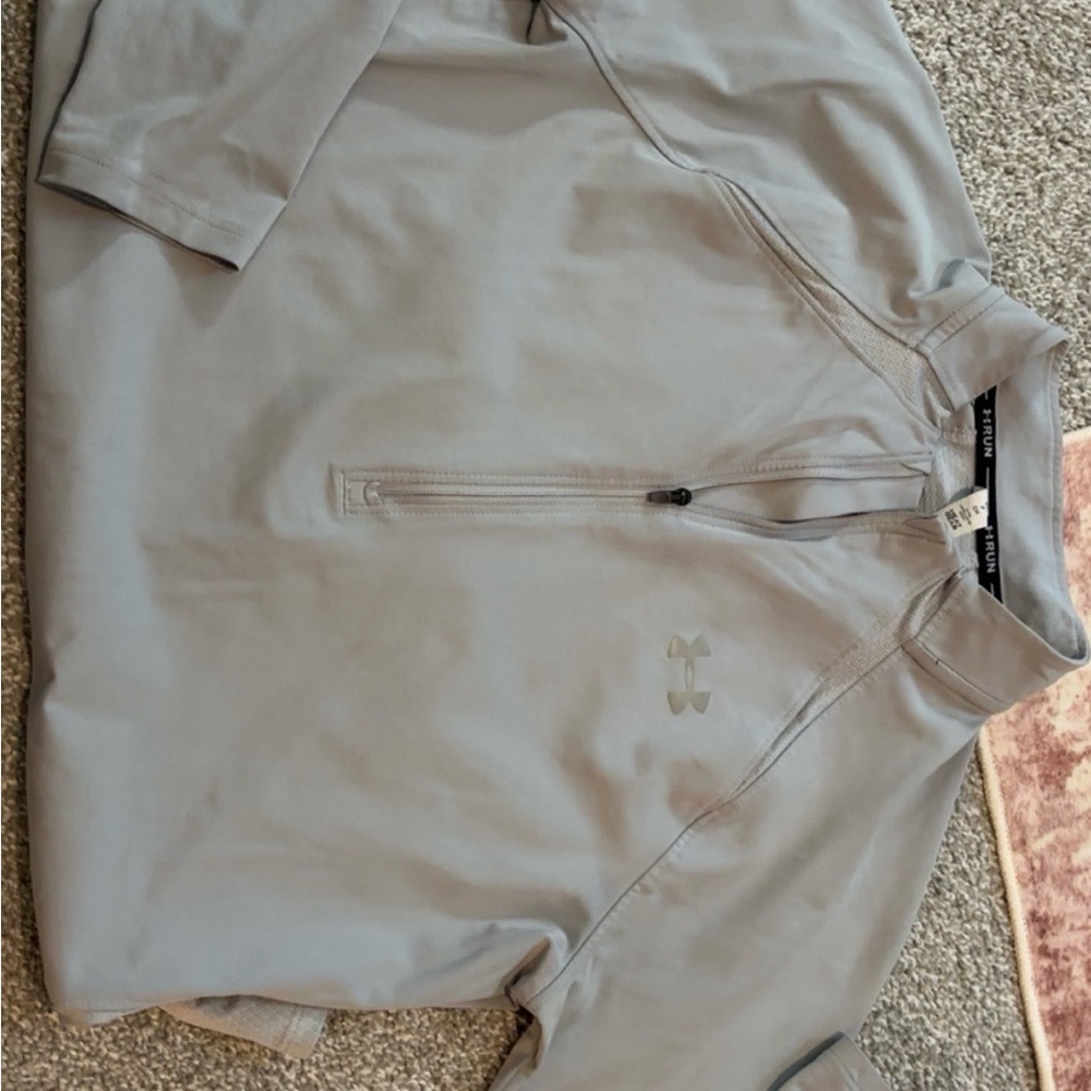 Under Armour Light Gray Performance Pullover